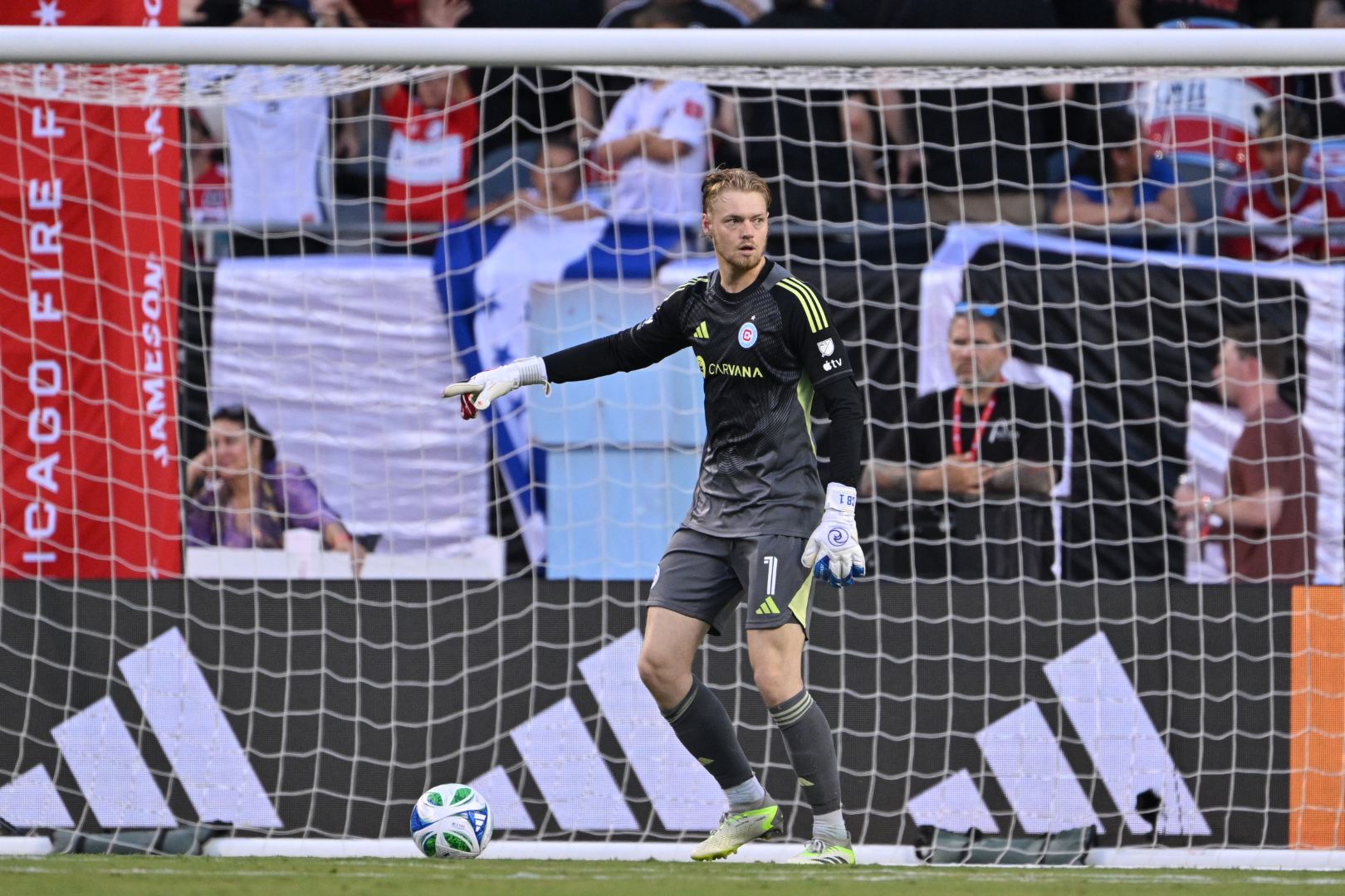 Chris Brady and the Chicago Fire vs San Diego FC on July 12, 2025