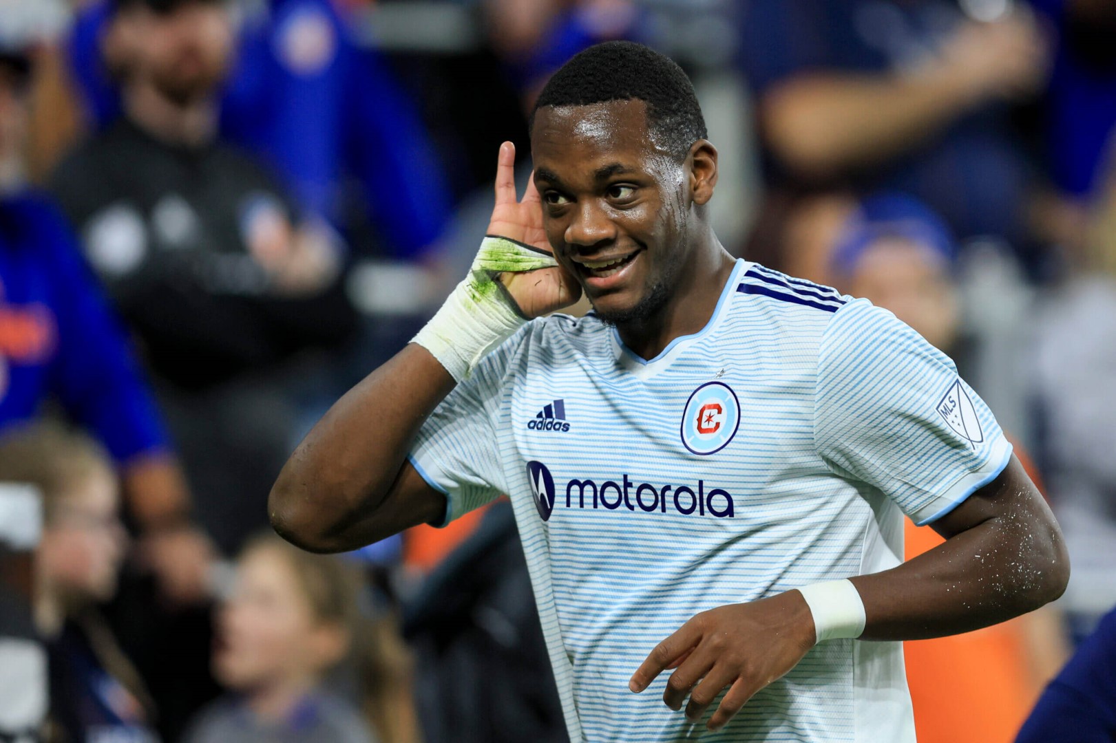 Jhon Durán playing for he Chicago Fire