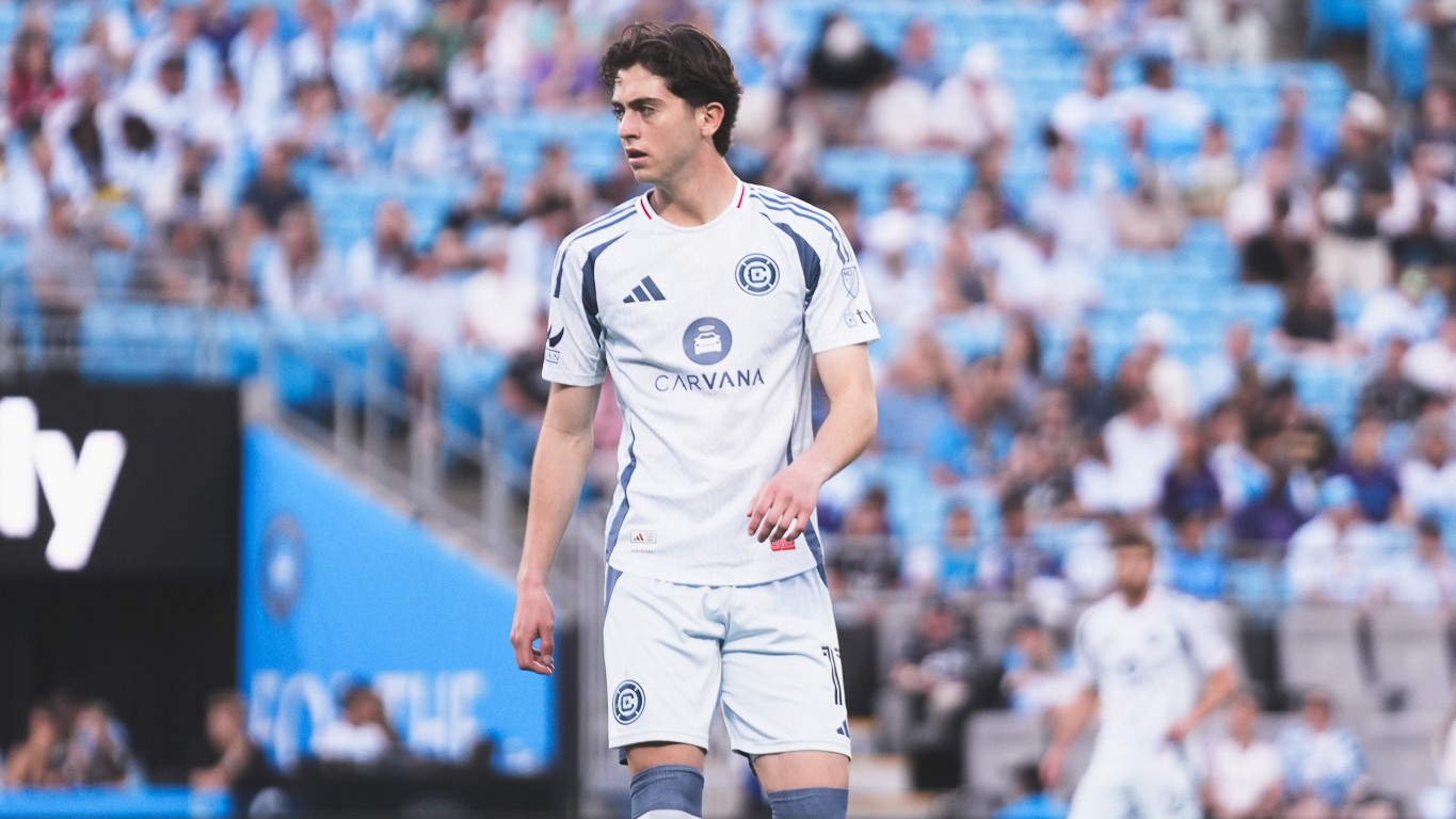 Brian Gutiérrez plays against Charlotte FC on May 17, 2025