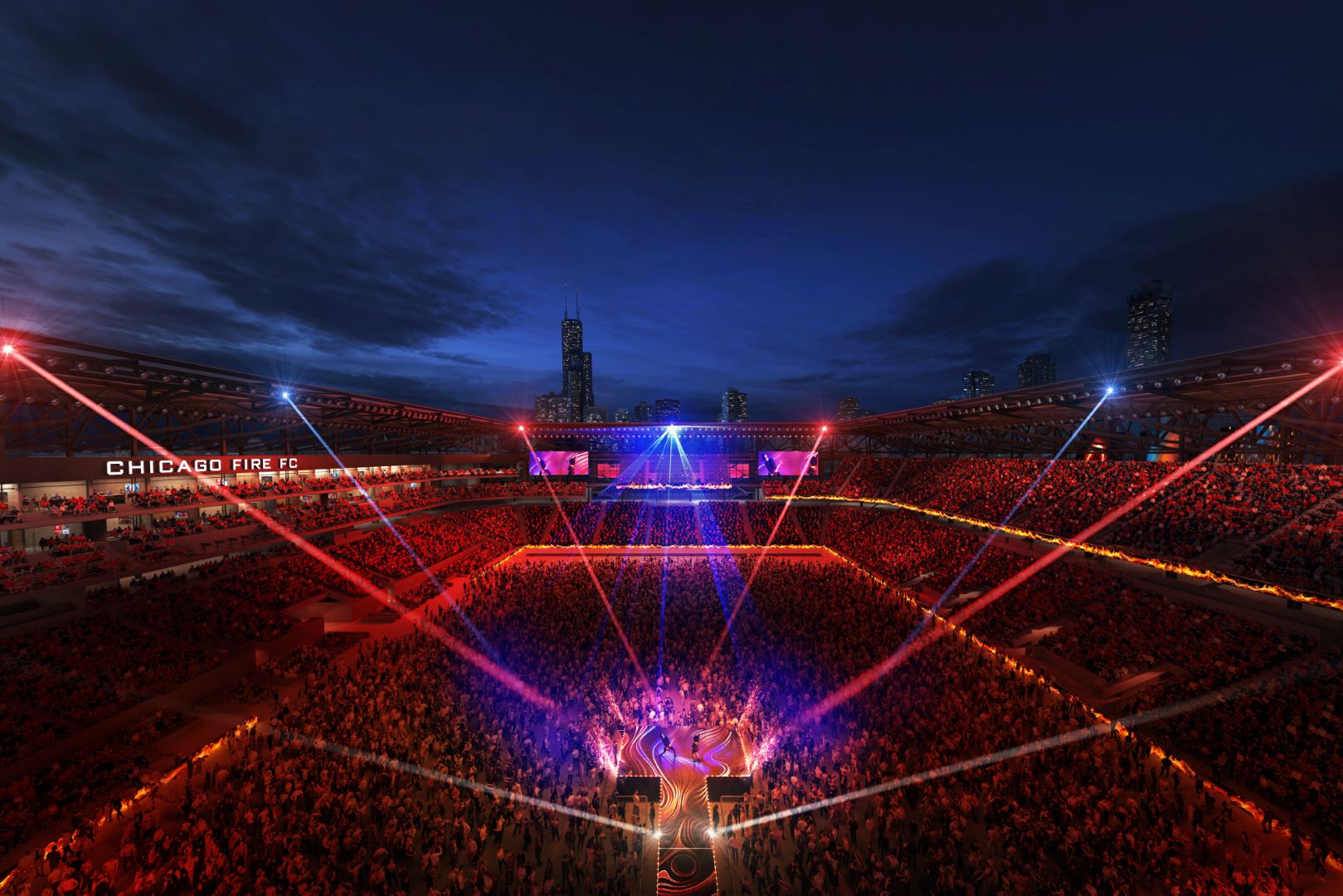 Concerts at the new Chicago Fire FC 